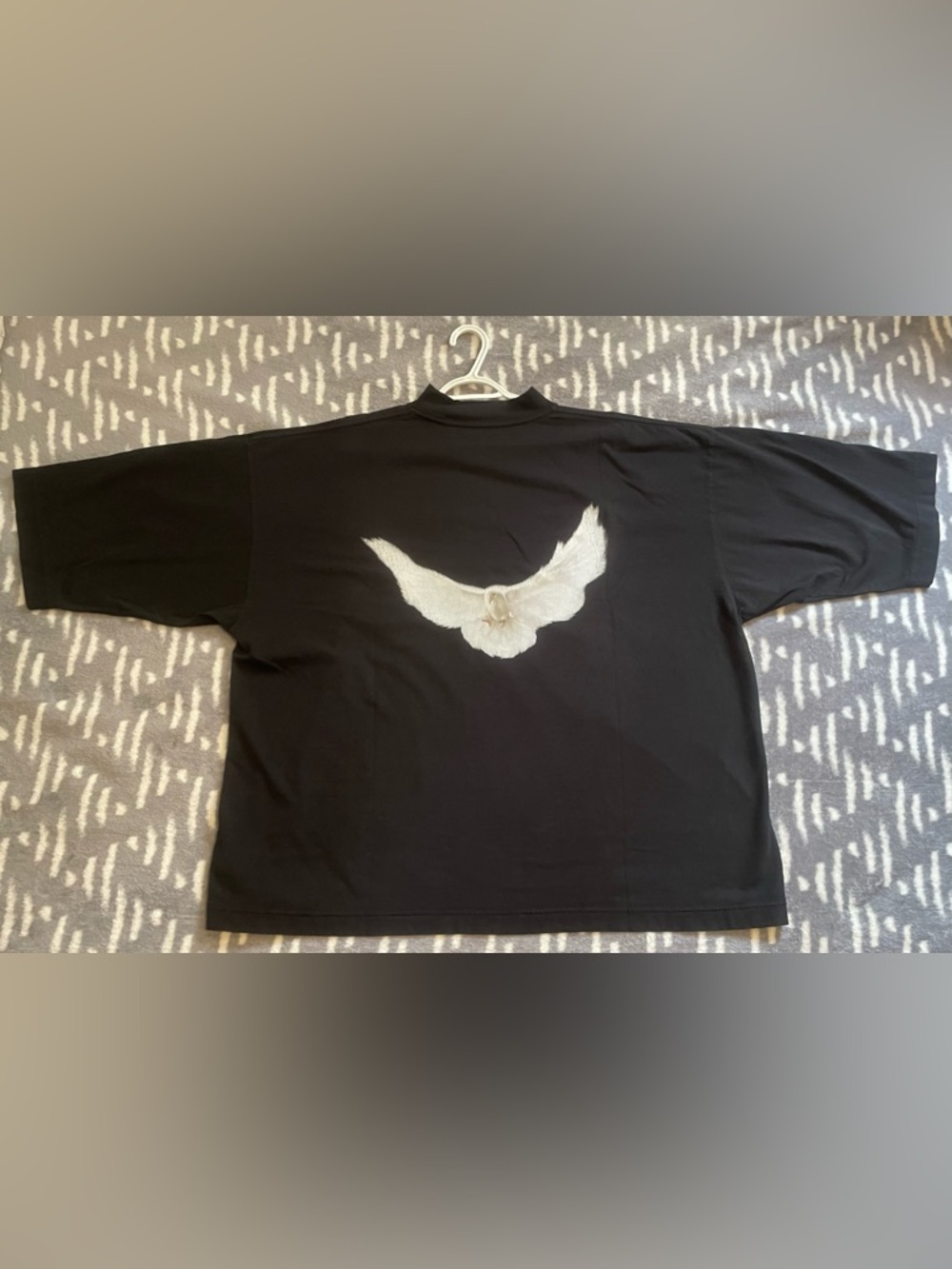 Yeezy x GAP x Balenciaga baggy 3/4 seamless dove tee shirt - SIZE M - Picture 2 of 8